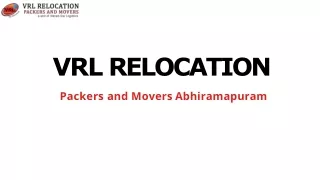 Packers and Movers Abhiramapuram | Movers and Packers chennai