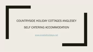 Countryside Holiday Cottages Anglesey | Self Catering Accommodation