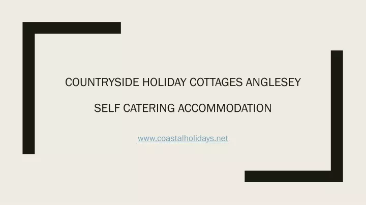 countryside holiday cottages anglesey self catering accommodation