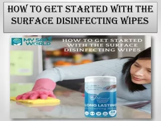 Buy Long Lasting Surface Disinfecting Wipes Online
