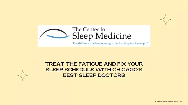 treat the fatigue and fix your sleep schedule