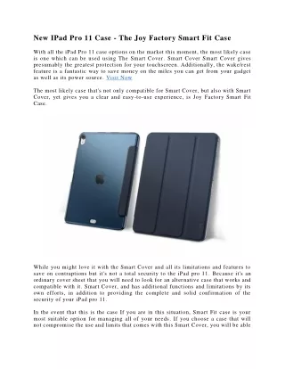new ipad pro 11 case the joy factory smart