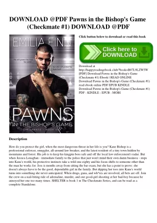DOWNLOAD @PDF Pawns in the Bishop's Game (Checkmate #1) DOWNLOAD @PDF