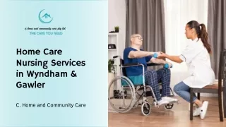 Community Nursing Care by NDIS registered Support Workers in Gawler