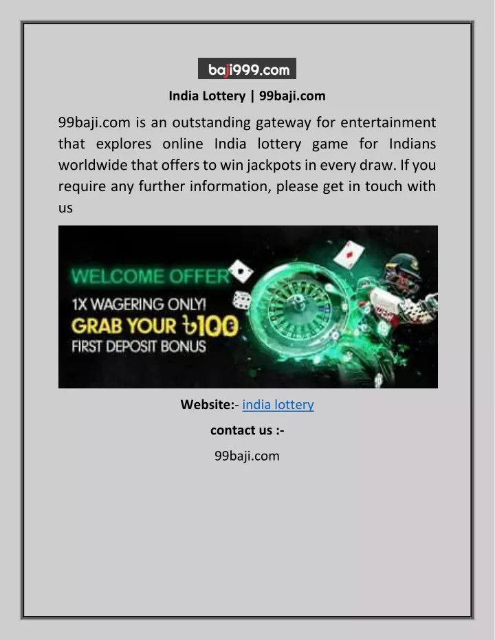 india lottery 99baji com