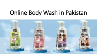 Online Body Wash in Pakistan