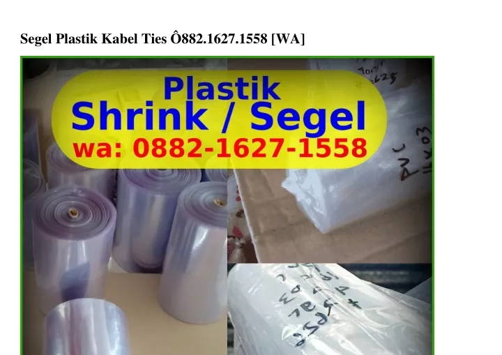 segel plastik kabel ties 882 1627 1558 wa