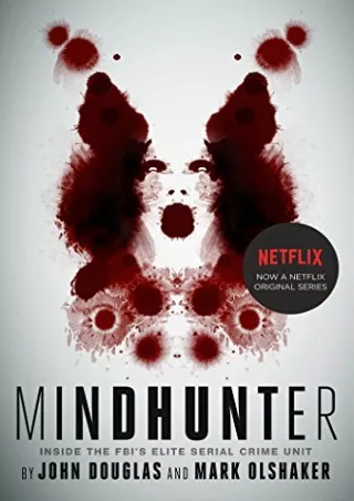 E Books Mindhunter: Inside the FBI's Elite Serial Crime Unit books online