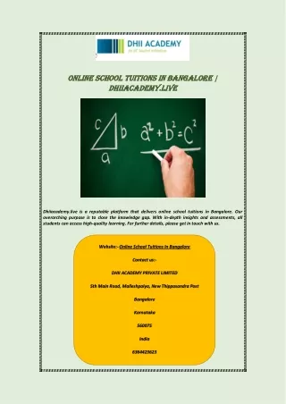 online school tuitions in bangalore online school