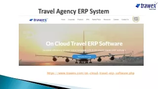 travel agency erp system