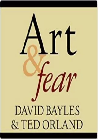 Prime Reading Art & Fear: Observations on the Perils (and Rewards) of Artmaking E-books online