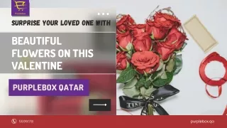 Surprise your loved one with beautiful flowers on this valentine