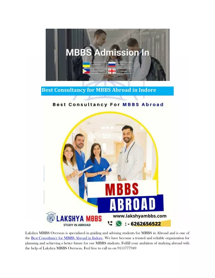 best consultancy for mbbs abroad in indore