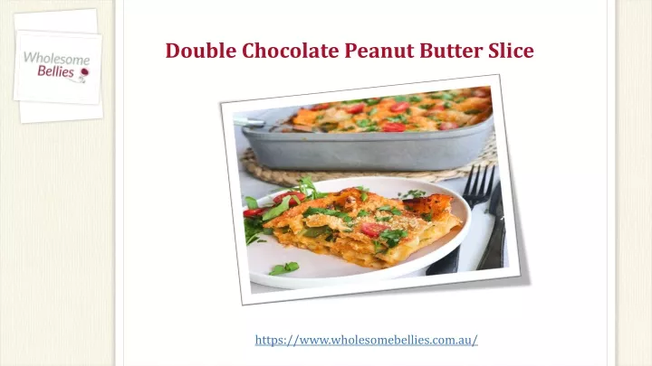 double chocolate peanut butter slice