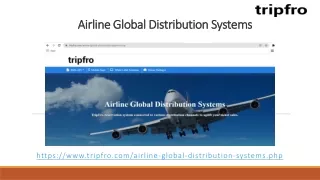 airline global distribution systems