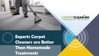 Experts Carpet Cleaners are Better Than Homemade Treatments