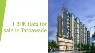 1 bhk flats for sale in tathawade