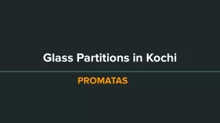 glass partitions in kochi