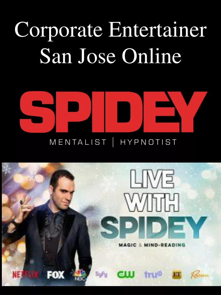 corporate entertainer san jose online