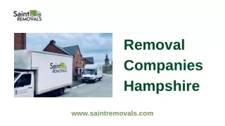 Removal Companies Hampshire
