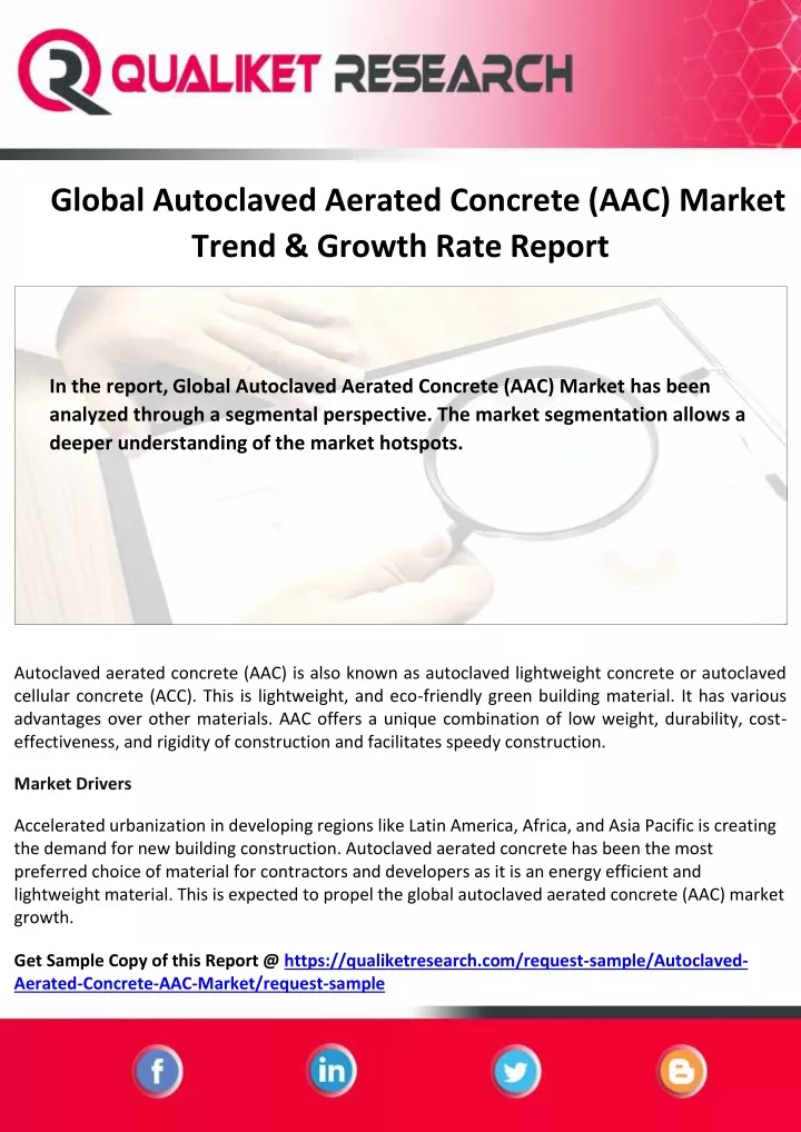 global autoclaved aerated concrete aac market