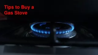 Tips to Buy a Gas Stove