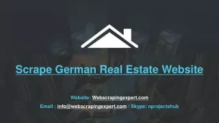 scrape german real estate website