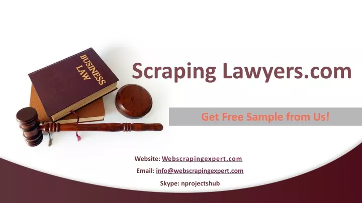 scraping lawyers com