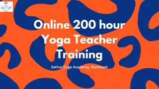 Best yoga teacher training in Rishikesh - Sattva Yoga Academy