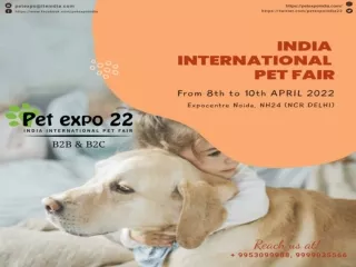 Pet Expo India International Pet Fair 2022