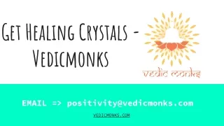 Get Healing Crystals - Vedicmonks