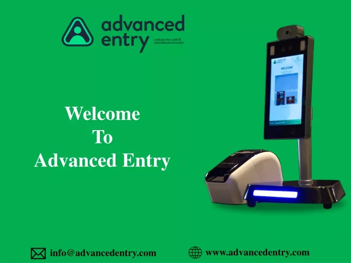 welcome to advanced entry
