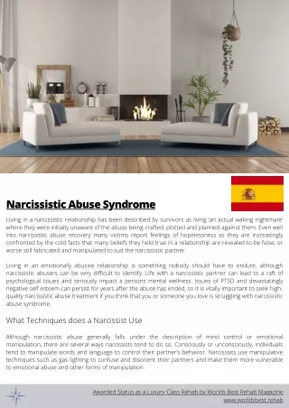 Are you dealing with Narcissistic Abuse Syndrome