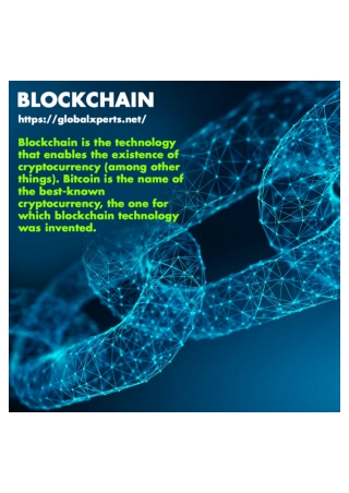 Global xperts - Block chain technology solutions in NC