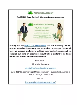 naati ccl exam online alchemistacademy com au