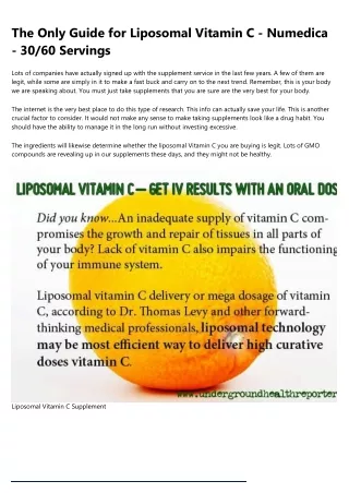 How to Save Money on Optimunity Liposomal Vitamin C