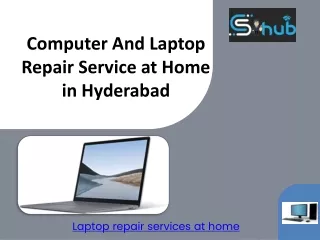 computer and laptop repair service at home in hyderabad