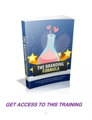 get access to this training