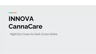 Buy Night Eye Cream for Dark Circles Online