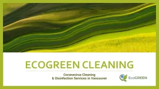 Ecogreen cleaning post construction