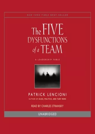 Kindle Unlimited The Five Dysfunctions of a Team: A Leadership Fable online books