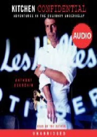 Read EPUB Kitchen Confidential: Adventures in the Culinary Underbelly online books