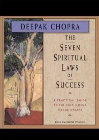 Read EPUB The Seven Spiritual Laws of Success: A Practical Guide to the Fulfillment of Your Dreams ([Read online])