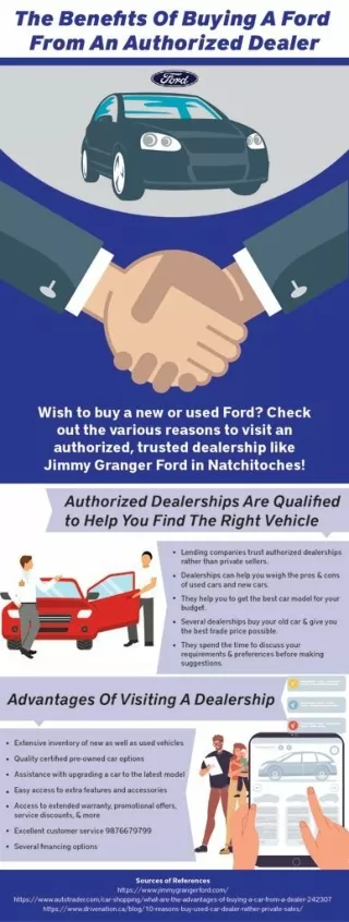 The Benefits of Buying A Ford From An Authorized Dealer
