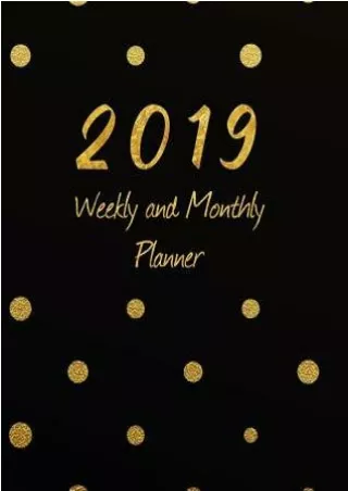 Kindle Unlimited 2019 Weekly & Monthly Planner: Academic Student Planner, Calendar Schedule Organizer and Journal Notebo