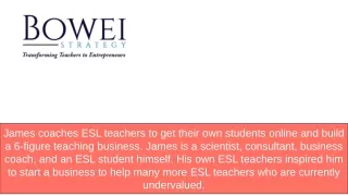 james coaches esl teachers to get their