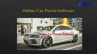 online car portal software