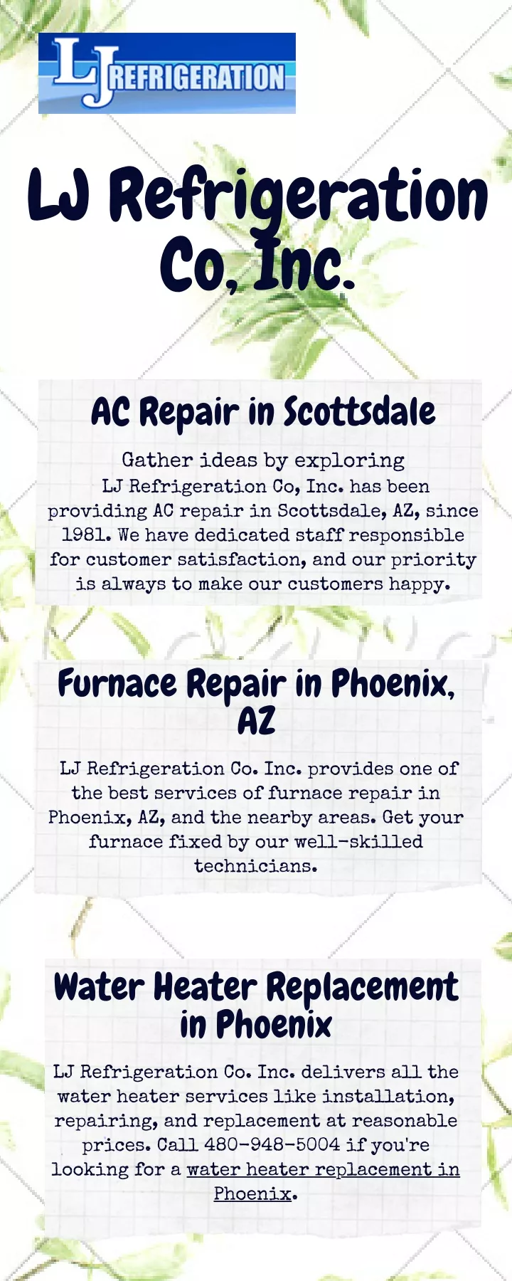 lj refrigeration co inc