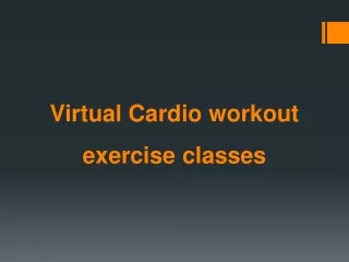 Virtual Cardio workout exercise classes