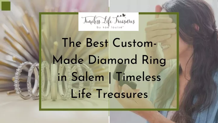 the best custom made diamond ring in salem